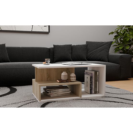 Prima PRIMA FEHÉR SONOMA Dohányzóasztal