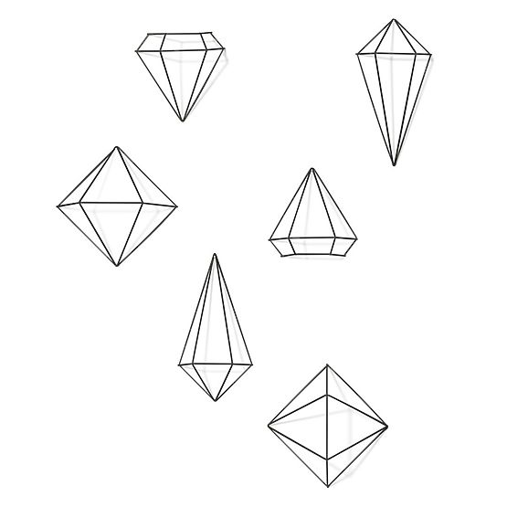 PRISMA fali dekoráció umbra