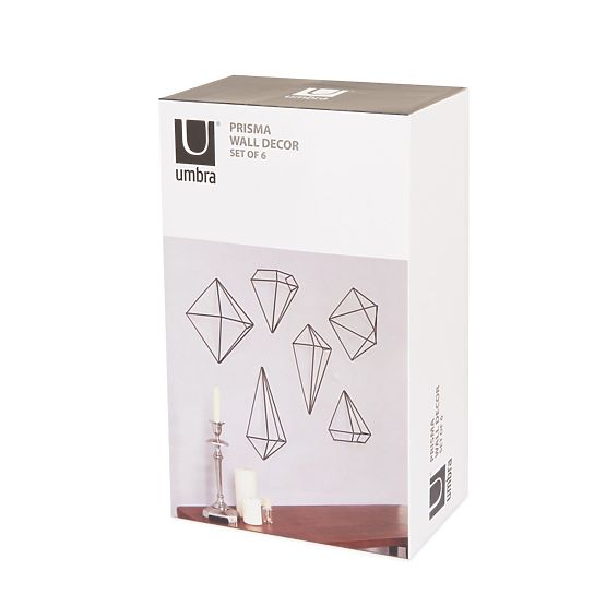 PRISMA fali dekoráció umbra