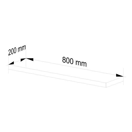 PS-4 POLC 80cm SONOMA TÖLGY