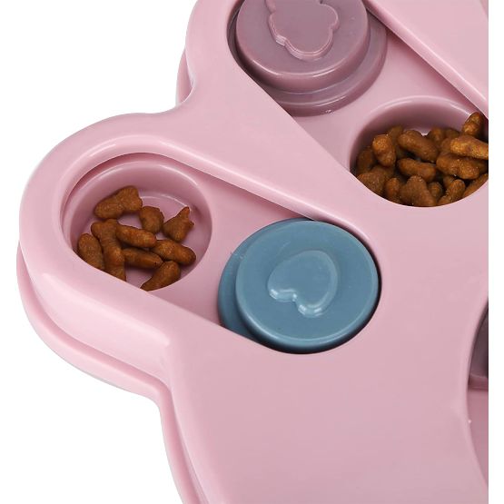 Puzzle játék kutyáknak és macskáknak Brady rózsaszín