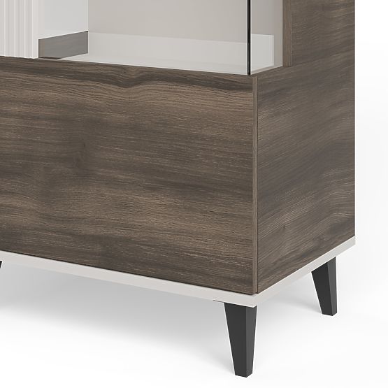 RANDOM 2 az 1-ben vitrin kasmír / dió / fekete