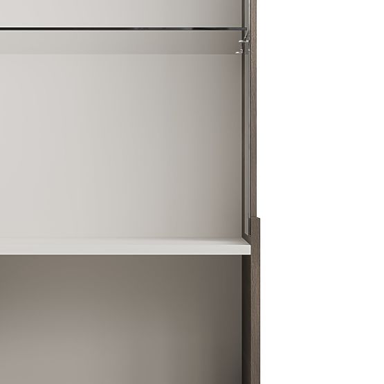 RANDOM 2 az 1-ben vitrin kasmír / dió / fekete