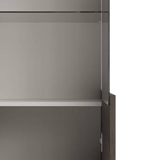 RANDOM 2 az 1-ben vitrin kasmír / dió / fekete