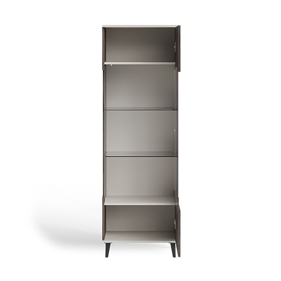 RANDOM 2 az 1-ben vitrin kasmír / dió / fekete