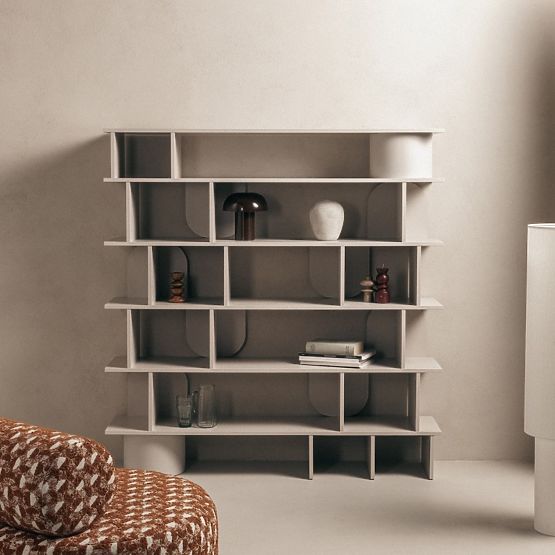 Rangali magas polc, kasmír, lekerekített