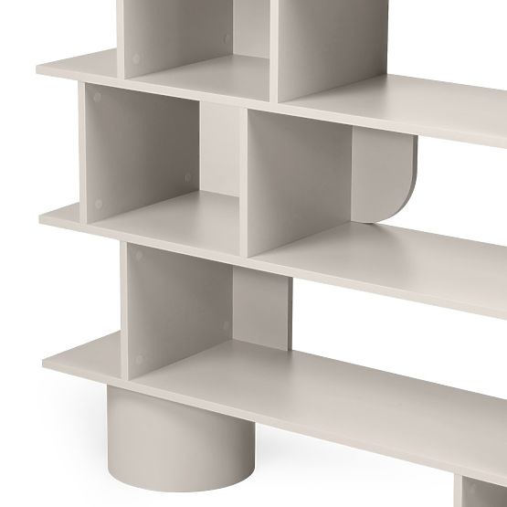 Rangali magas polc, kasmír, lekerekített