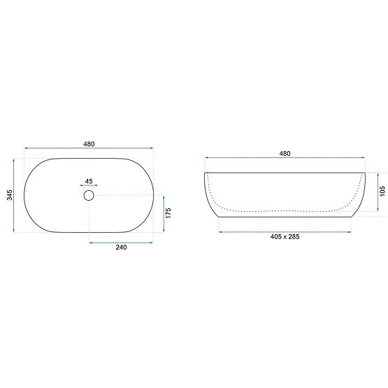 REA Amelia WARM bútor mosdókagyló