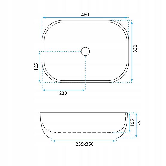 REA Belinda Ash bútor mosdókagyló