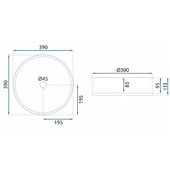 Rea Cristal Átlátszó 39 Bútor Mosdó