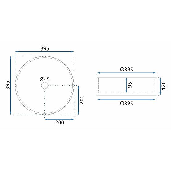 Rea Ingrid Grey bútor mosdókagyló