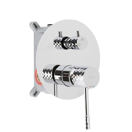 Rea Lungo Diamond Króm Beépített Zuhanykészlet + BOX