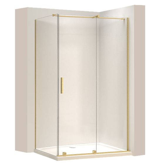 REA Montana Zuhanykabin Arany Kefe 110x90