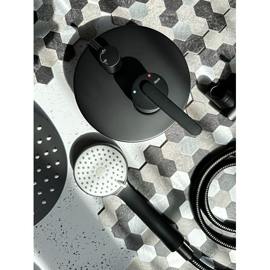 Rea Ontario Fekete Beépíthető Zuhanykészlet + BOX