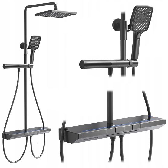 REA Pedro Titan termosztátos zuhanykészlet