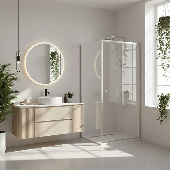 Rea Primo Slide 100x70 Króm Zuhanykabin