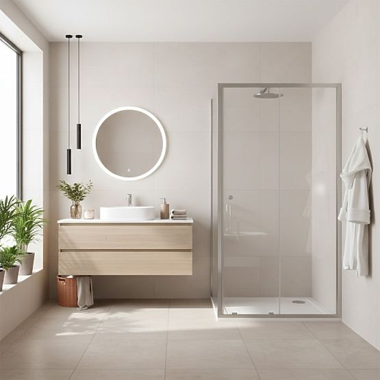 Rea Primo Slide 100x70 Króm Zuhanykabin