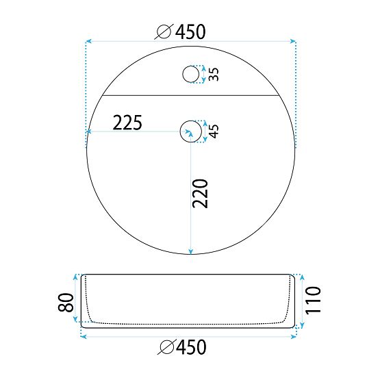 REA Ronda bútor mosdó