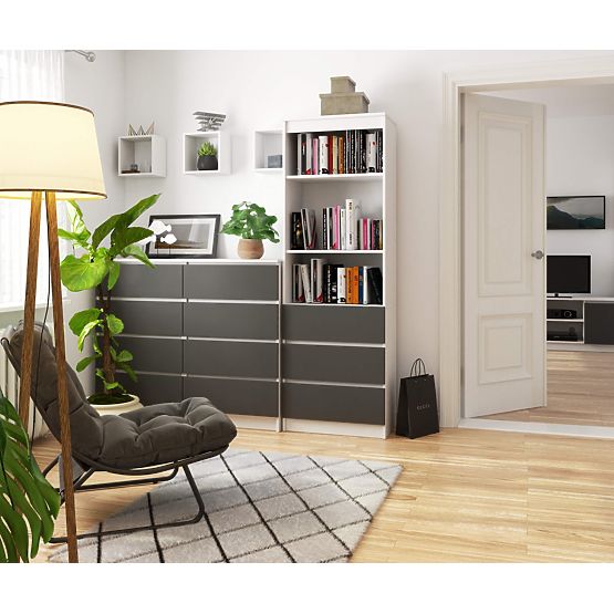 REGÁL R60 3F 2P CLP PK FEHÉR / SZÜRKE