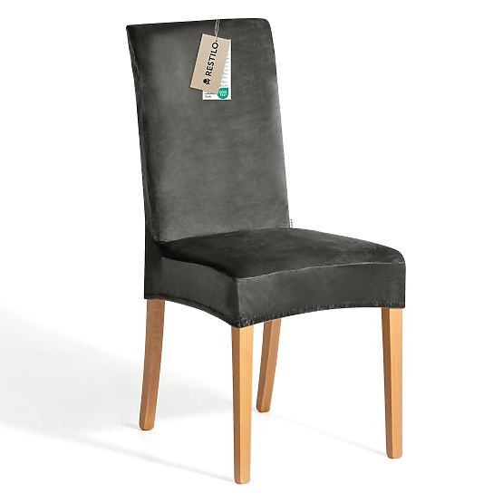 RESTILO kanapéhuzat SENTO acélszínű sima klasszikus stílus