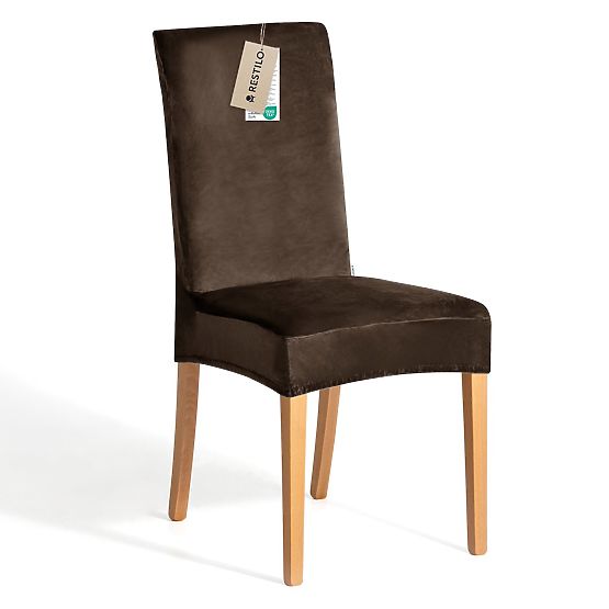 RESTILO kanapéhuzat SENTO barna sima klasszikus stílus