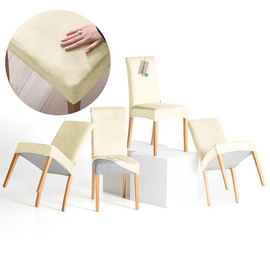 RESTILO kanapéhuzat SENTO krémszínű sima klasszikus stílus