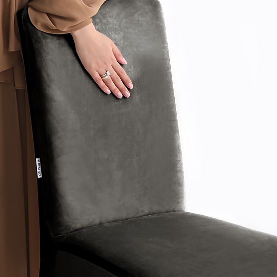 RESTILO SENTO kanapéhuzat acélszürke sima klasszikus stílus