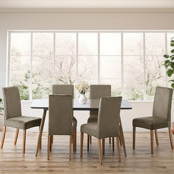 RESTILO SENTO kanapéhuzat bézs színű, sima klasszikus stílus