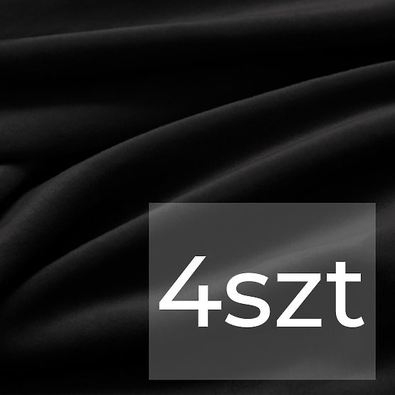 RESTILO SENTO kanapéhuzat fekete színű, sima klasszikus stílus