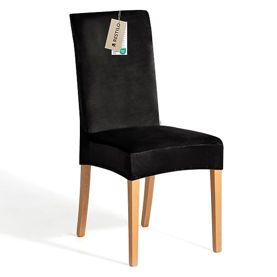 RESTILO SENTO kanapéhuzat fekete színű, sima klasszikus stílus