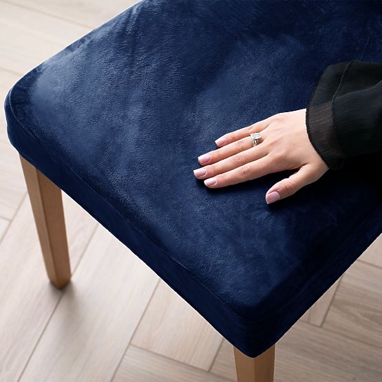 RESTILO SENTO kanapéhuzat indigó színben, sima klasszikus stílus