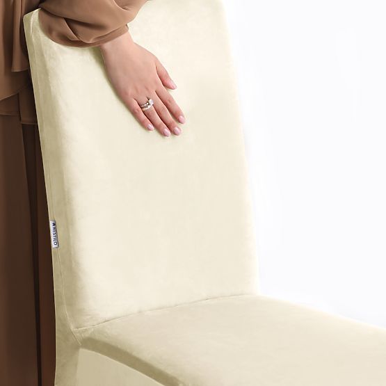 RESTILO SENTO kanapéhuzat krémszínű, sima klasszikus stílus