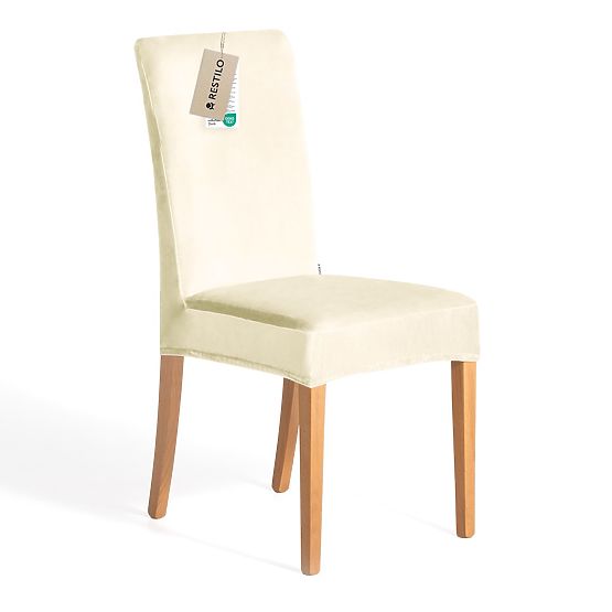 RESTILO SENTO kanapéhuzat krémszínű, sima klasszikus stílus