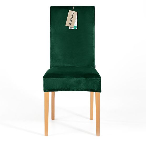 RESTILO SENTO kanapéhuzat palackzöld színben, sima klasszikus stílus