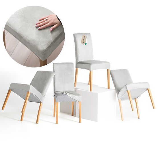 RESTILO SENTO kanapéhuzat szürke sima klasszikus stílus