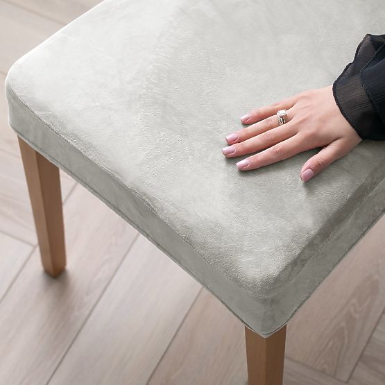 RESTILO SENTO kanapéhuzat szürke sima klasszikus stílus