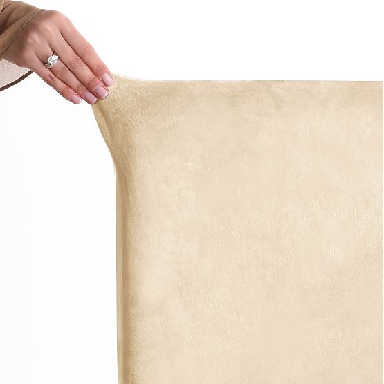 RESTILO SENTO kanapéhuzat világos bézs színben, sima klasszikus stílus