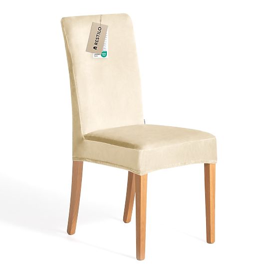 RESTILO SENTO kanapéhuzat világos bézs színben, sima klasszikus stílus