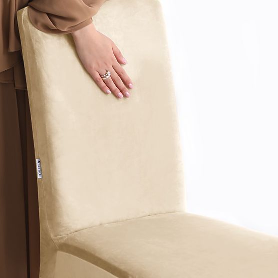 RESTILO SENTO kanapéhuzat világos bézs színű sima klasszikus stílus