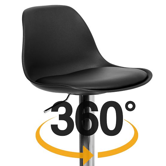 Ricardo fekete bárszék