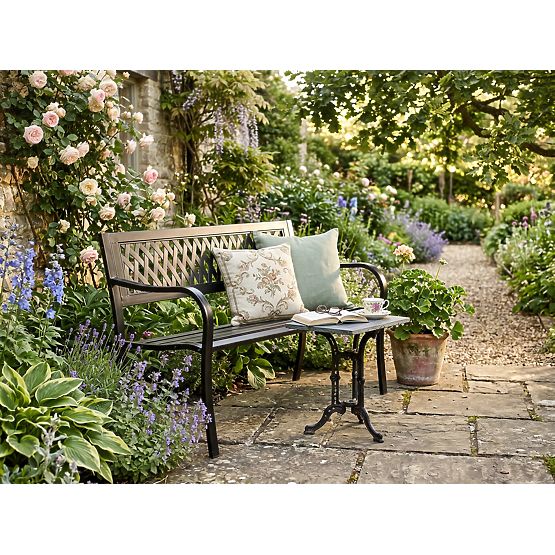 ROMBO acél kerti pad