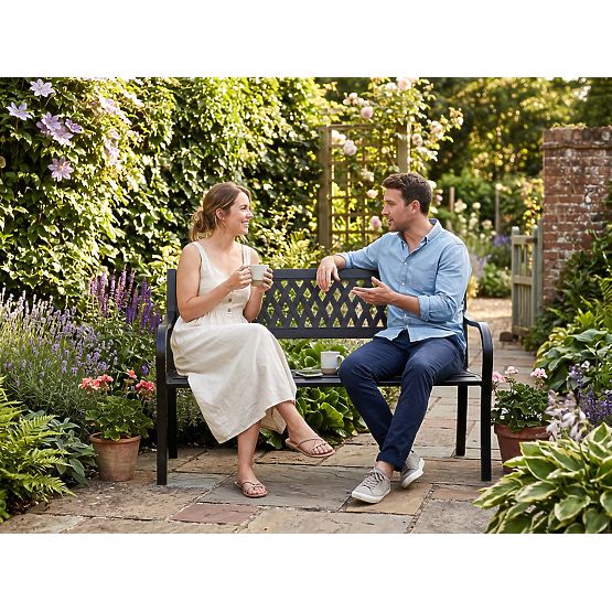 ROMBO acél kerti pad