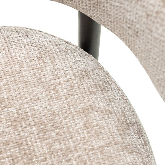 Rosario bárszék bézs/fekete lábakkal