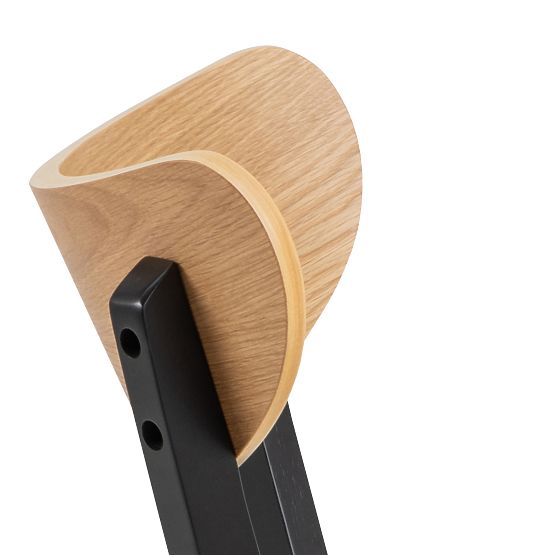 Roxby étkezőszék fekete/tölgy