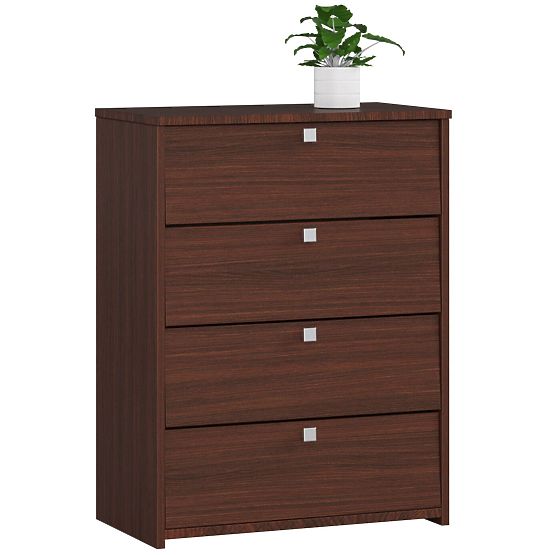 RUBIN cipőtartó 4 lenyíló ajtóval 66 cm - wenge