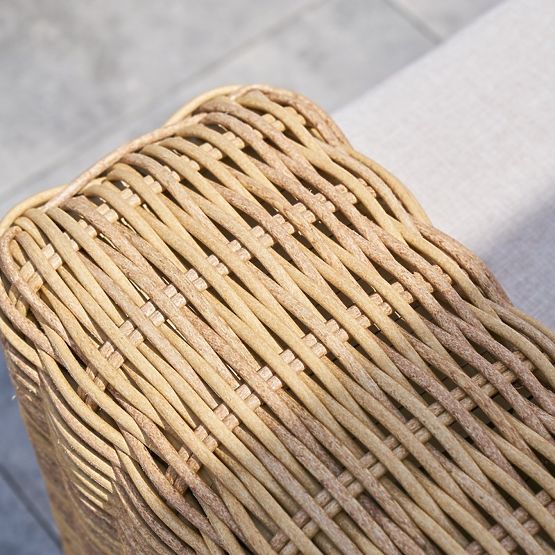 Sandy kerti bútorkészlet, technorattan, bézs