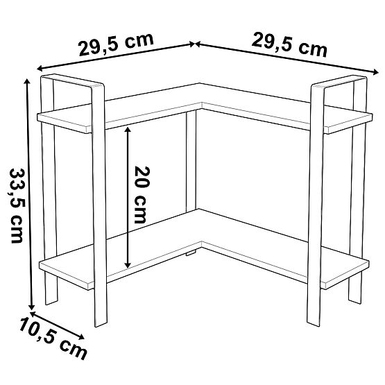 SARITA bambusz fűszertartó polcok