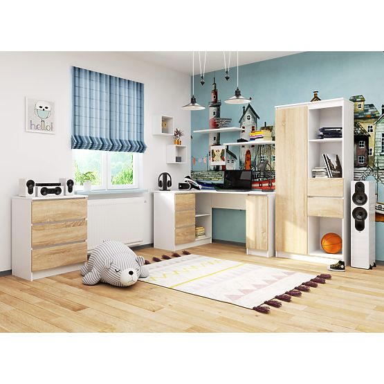 SAROKASZTAL B20 CLP BALOS PK FEHÉR / SONOMA