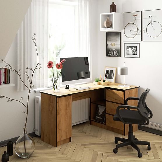 SAROKASZTAL B20 CLP JOBBOS PK TÖLGY CRAFT