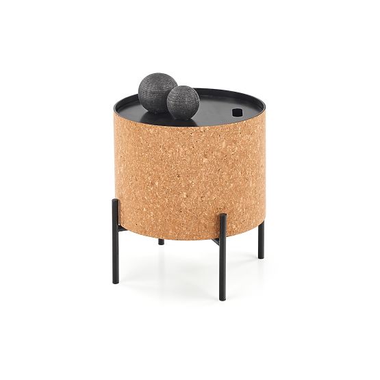 SASHA asztal természetes/fekete (1p=1db)